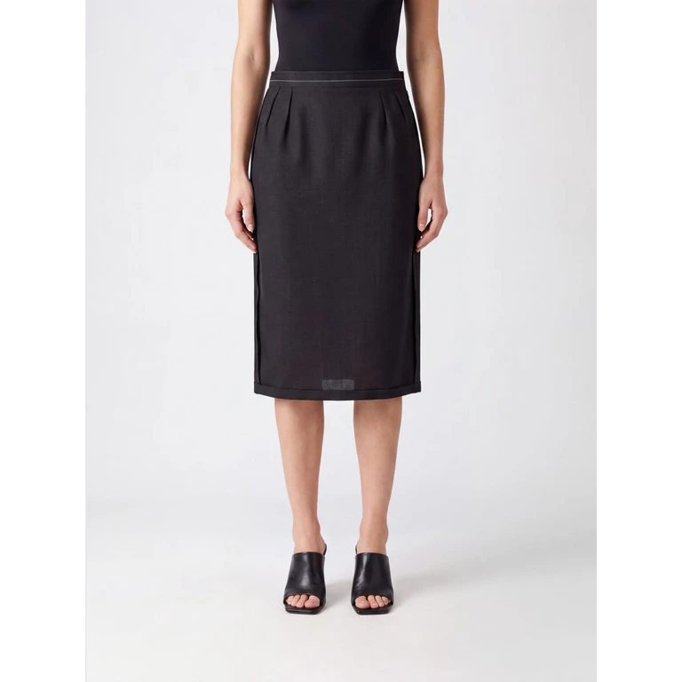 MAISON MARGIELA Skirt Woman color Grey (S51ME0068M35934855M)