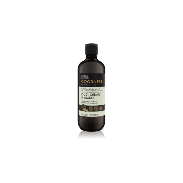 Goodness Oud, Cedar & Amber Shower Gel 500 Ml