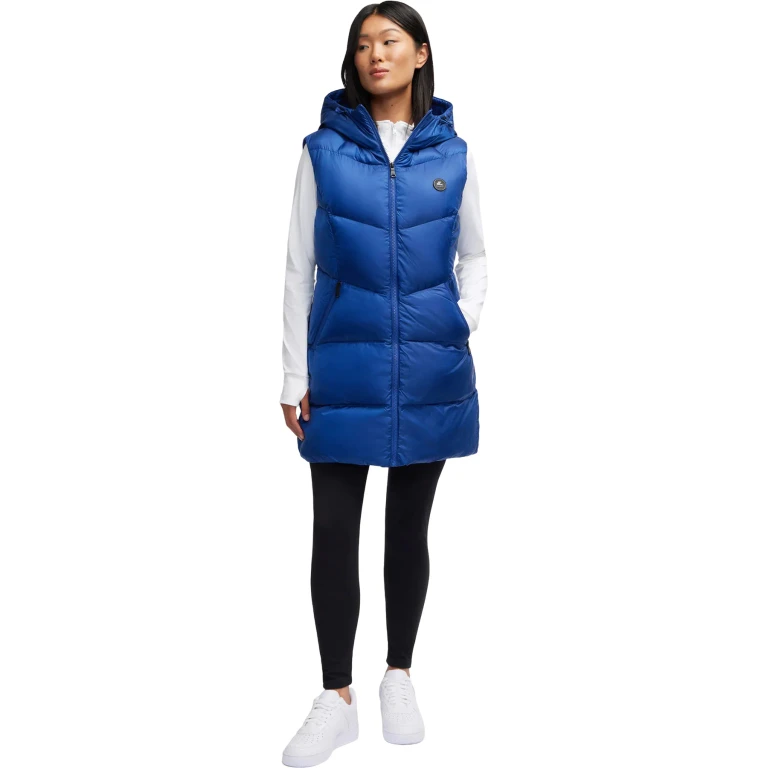 Anais Chevron Quilted Puffer Vest - Women's