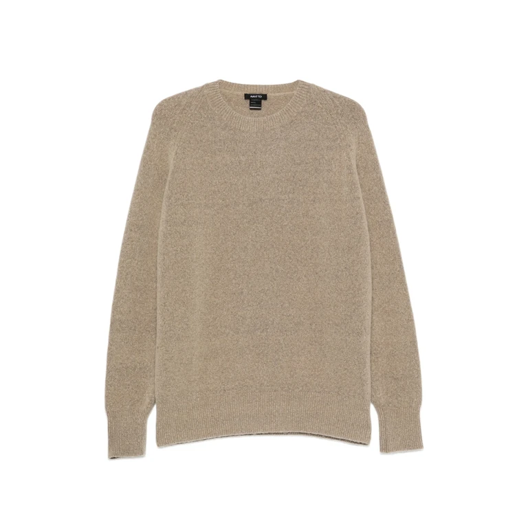 Raglan-sleeve Crew-neck Sweater