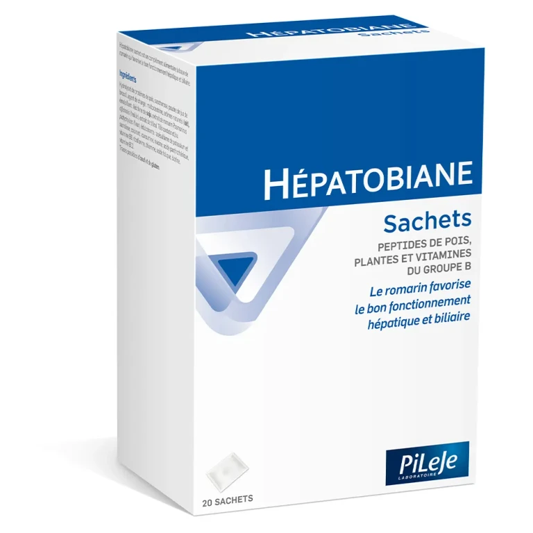Hepatobiane Pea Peptides, Plants and B Vitamins 20 Sachets