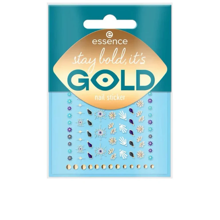 Stay Bold, It's Gold Nail Stickers 1 U