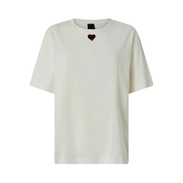 T-shirt à broderie caur
