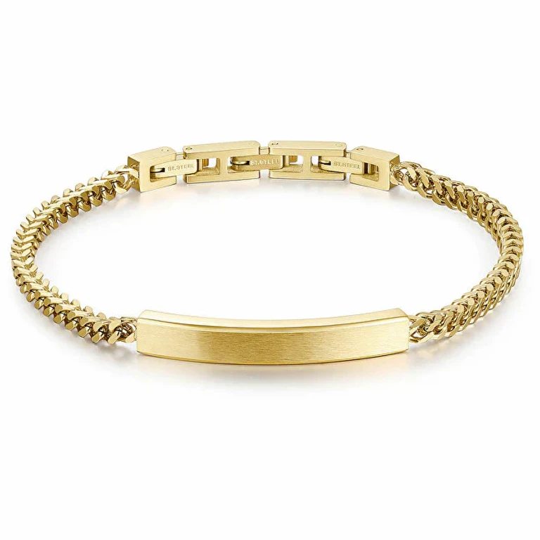 Elegant men's bracelet in gold plating Ink BIK12