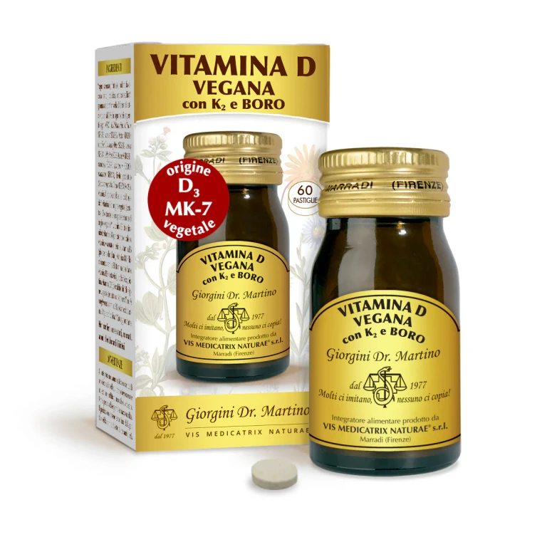 Vegan Vitamin D With K2 And Boron 30 G - Tablets Of 500 Mg
