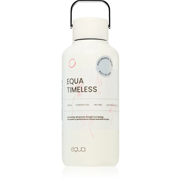 Timeless Stainless Steel Water Bottle Small Color C'est La Vie 600 ml