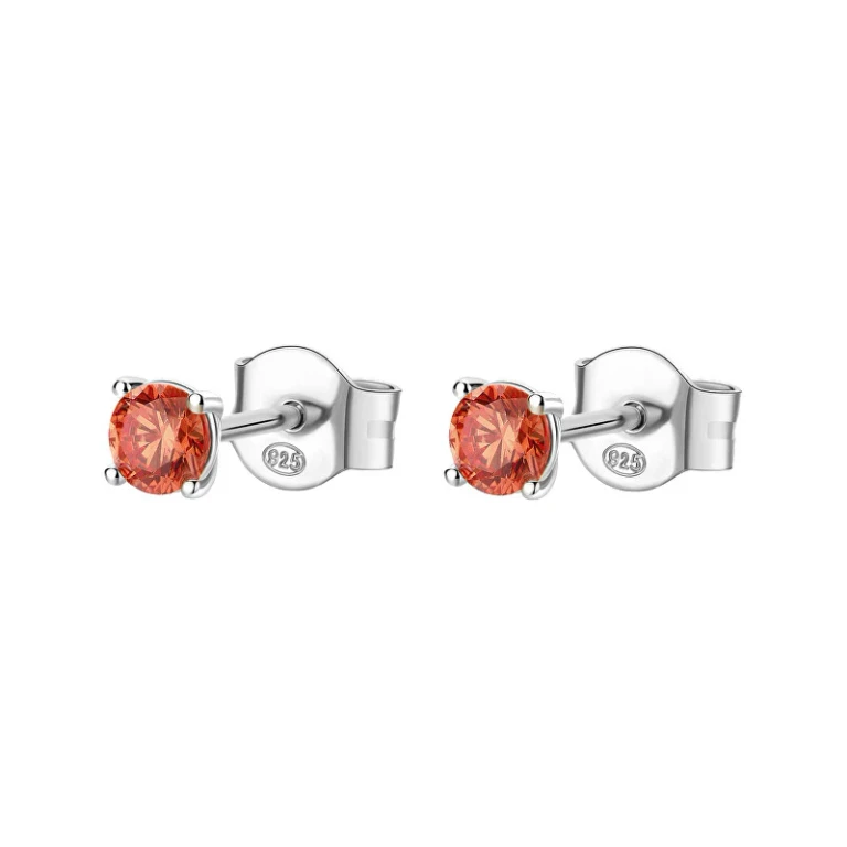 Beautiful Fancy Silver Earrings Vitamin Orange Fvo22