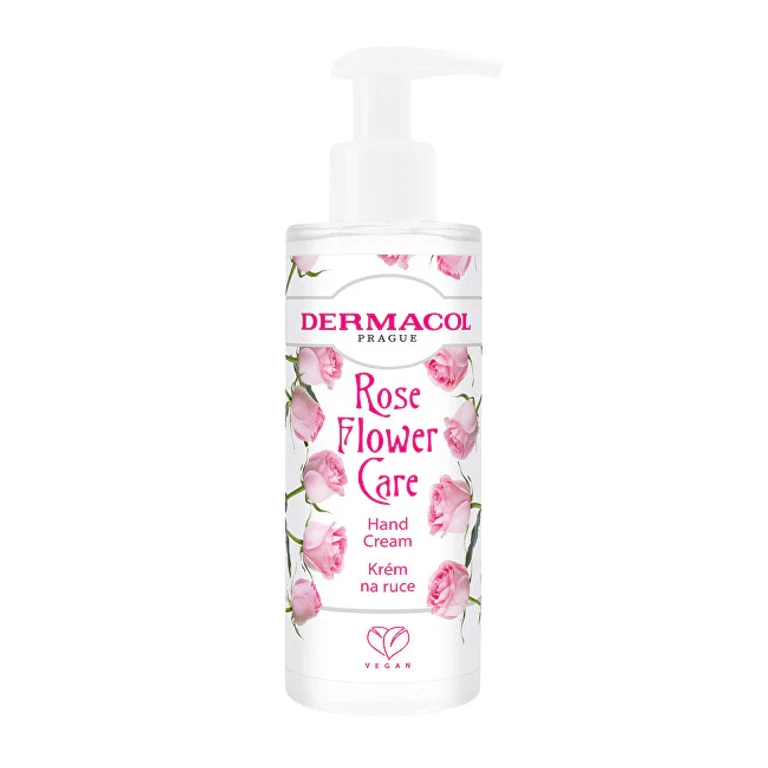 Růže Flower Care Hand Cream with Dispenser 150 ml