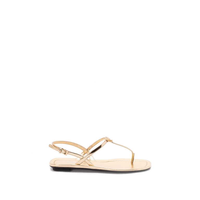 Leather Flat Sandals