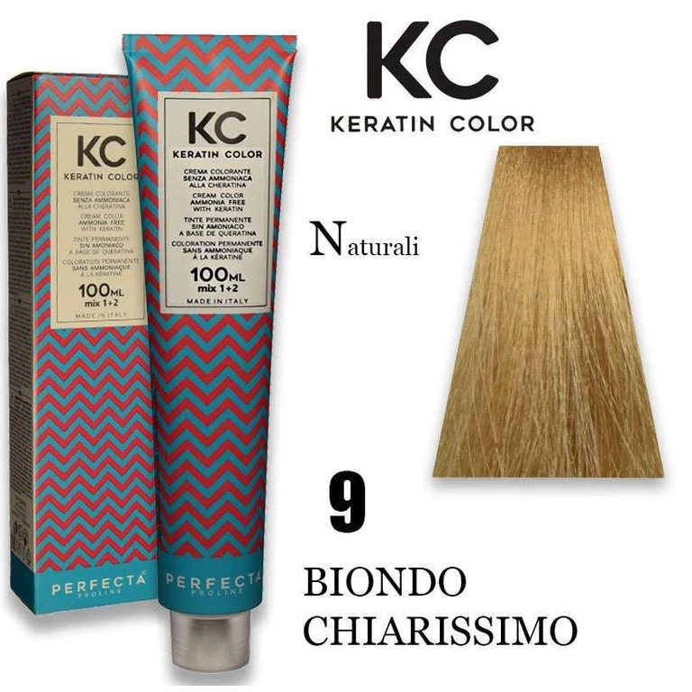 Kc Keratin Coloring Cream 100 Ml 9