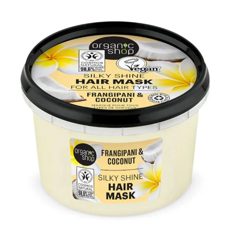 Coconut and Frangipani Hair Mask Silky Shine 250ml