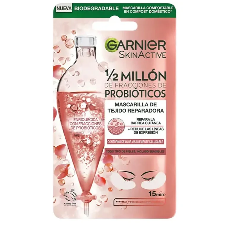 Eye contour mask Garnier Skinactive Tissue Repair 2 patches