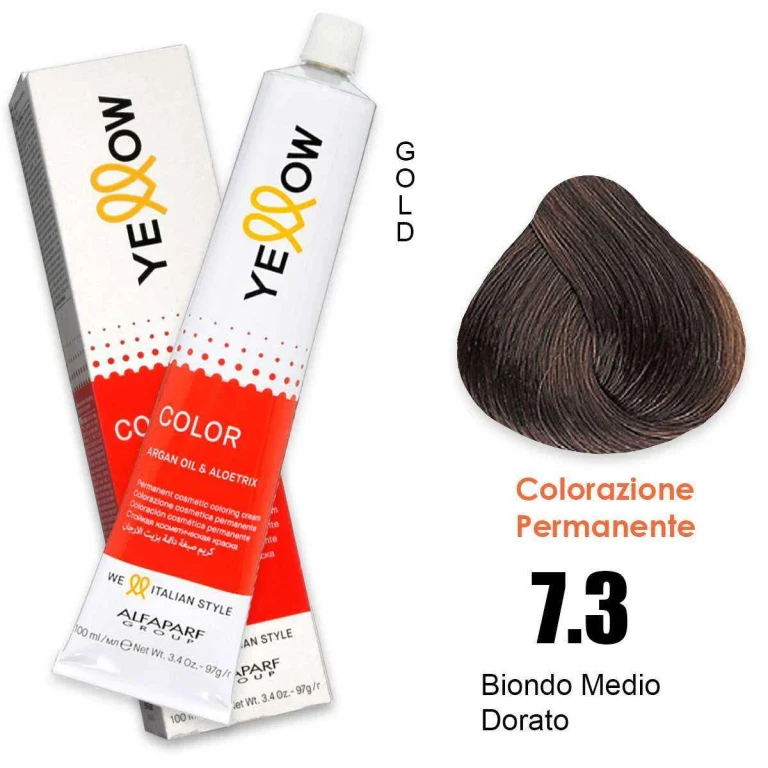 Yellow Color Permanent 7.3 100Ml