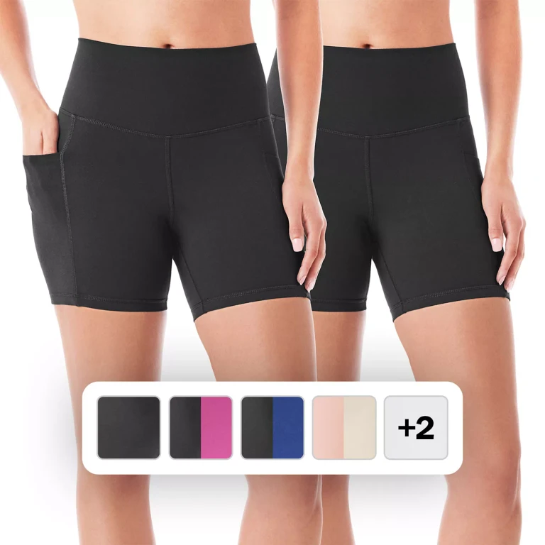 Women's 2-Pack Bike Shorts Black/BlackXS:- XS, Black/Black