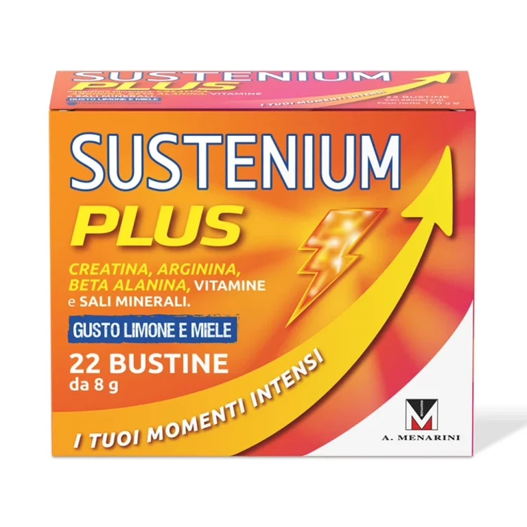 TO.menarini ind.farm.riun.srl Sustenium Plus Lemon Honey A.Menarini 22 Sachets