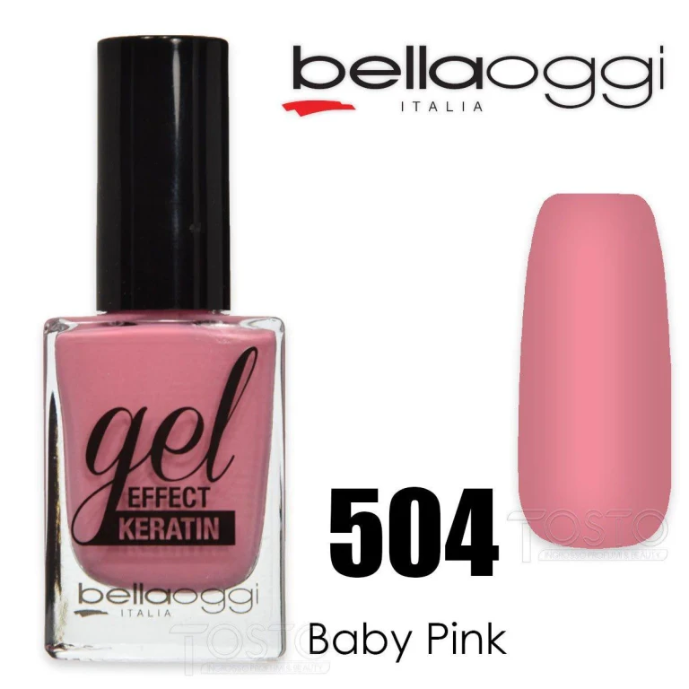 Gel effect keratin gel effect nail polish with keratin 504