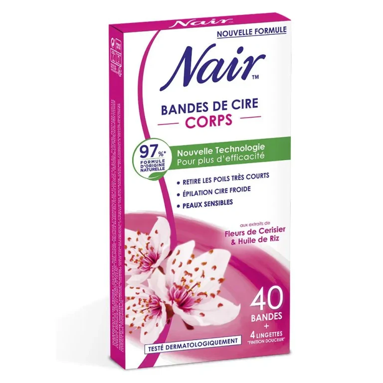 Cold wax strips cherry blossoms & rice oil Legs x40