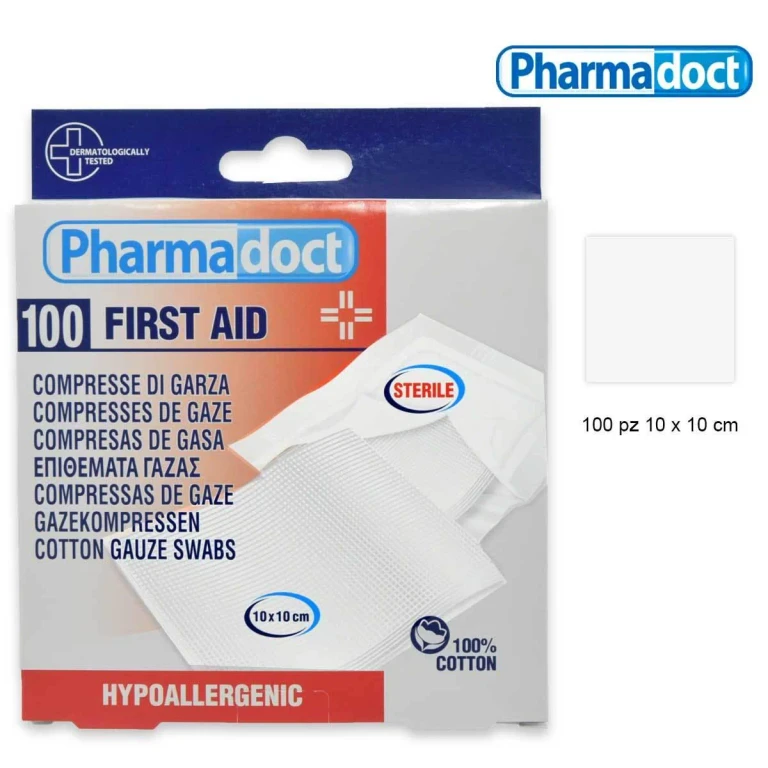 gauze compresses 10 x 10 - 100 pcs