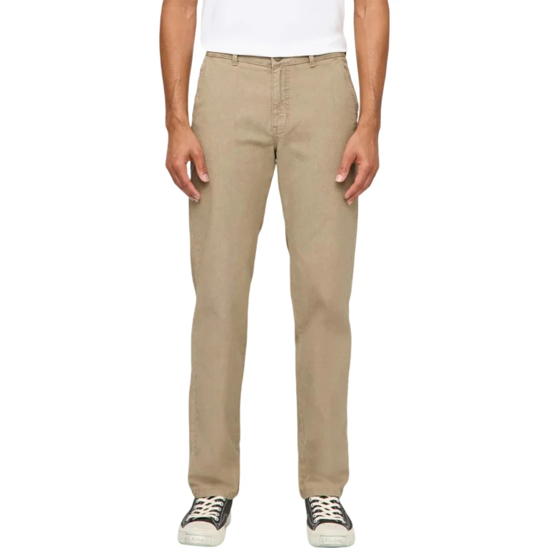 Stretch Canvas Relaxed Fit Straight Chino Pants - Men's