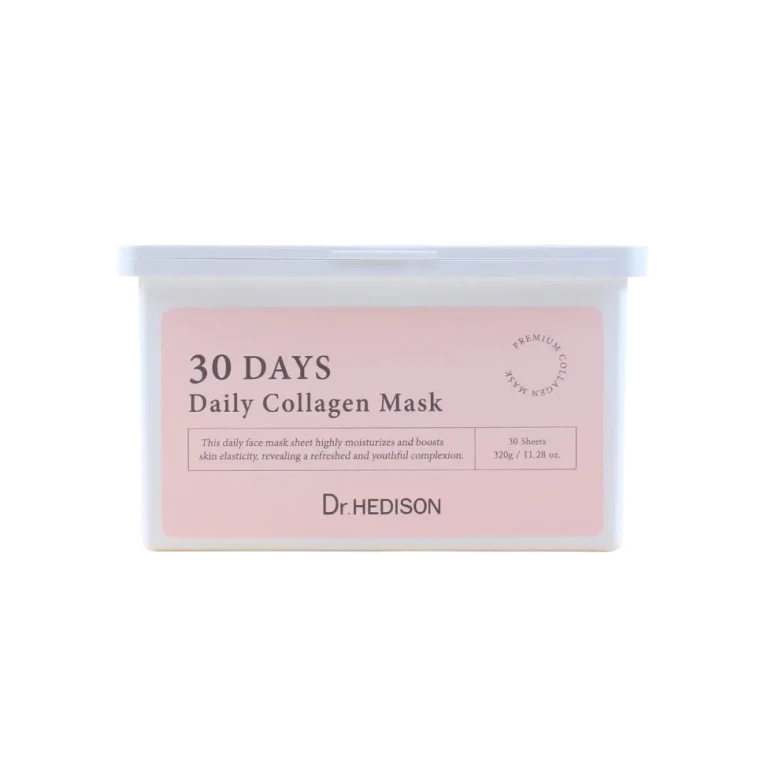 Set Dr. Hedison 30 days of daily vegan collagen intense hydration daily sheet face mask 30 pieces 320 g