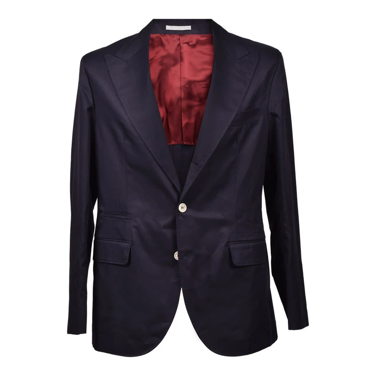 Navy Three-Button Blazer