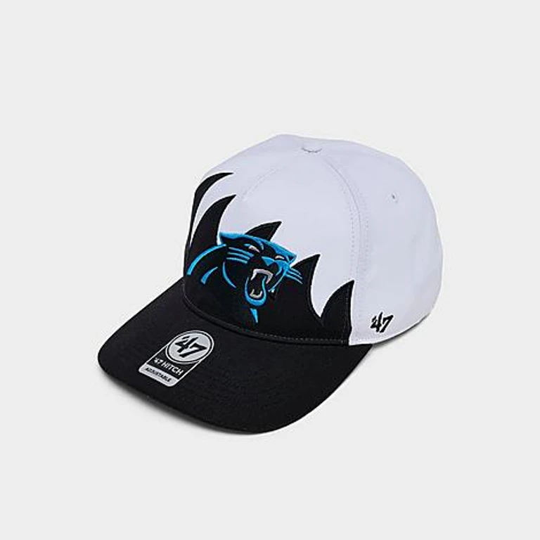 '47 Carolina Panthers NFL HITCH Jagged Snapback Hat