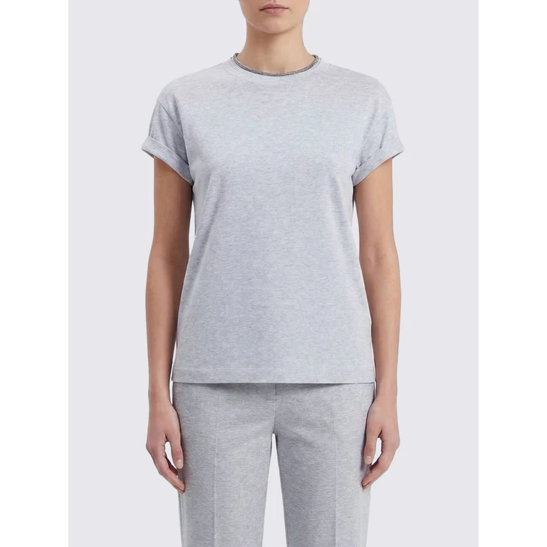 BRUNELLO CUCINELLI T-Shirt Woman color Smoke Grey (M0T18BD200C8003)