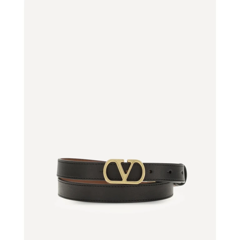 Smooth leather reversible Belt Female 80