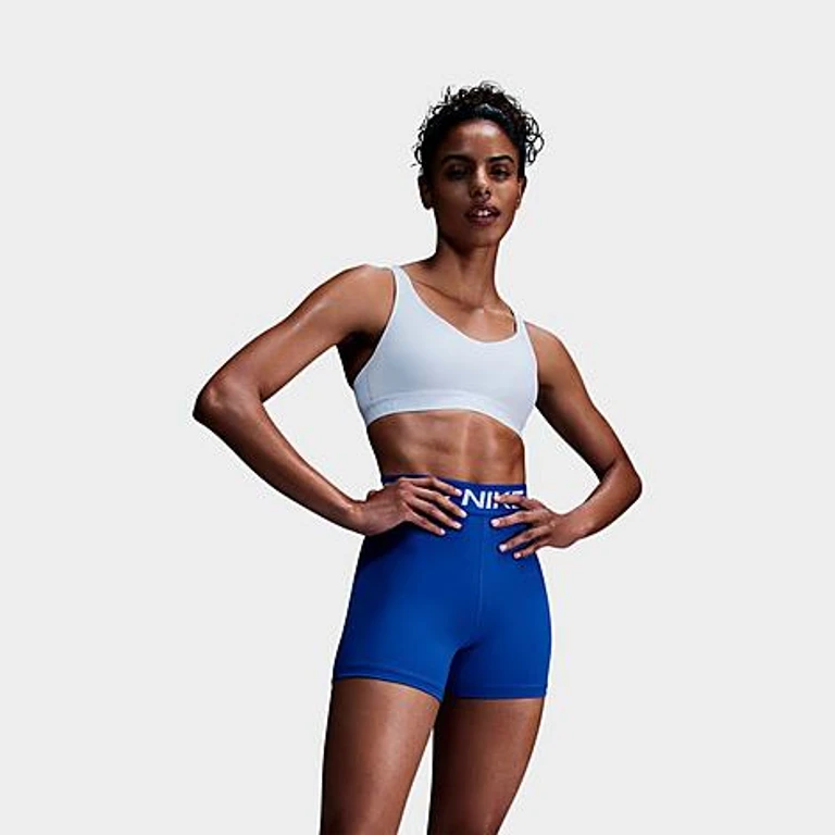 Women's Dri-FIT Indy High Support Sports Bra in White/Stone Mauve/White Size: XXS