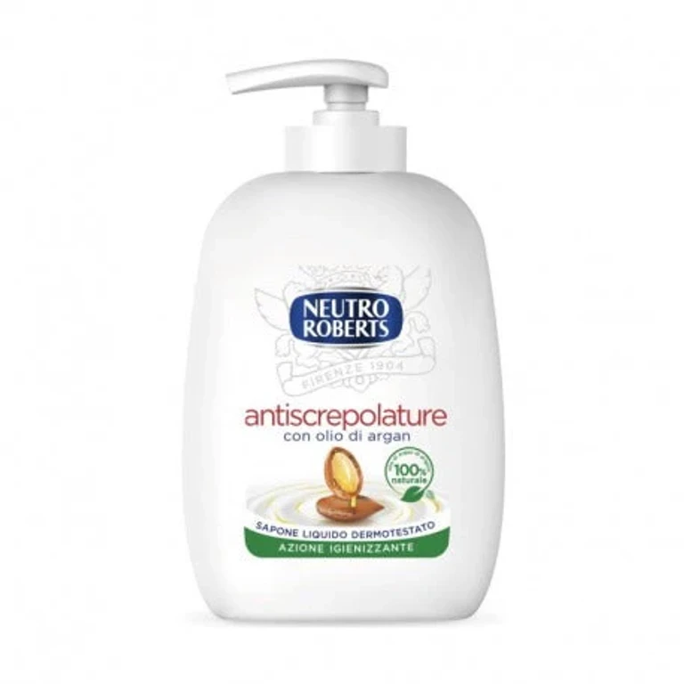 Neutral roberts Anti-chapping Liquid Soap With Argan Oil Sanitizing Action Dispenser 200 Ml