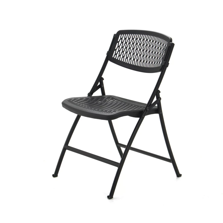 Flex One Folding Chair, Black - 4 pack:- 4 Pack