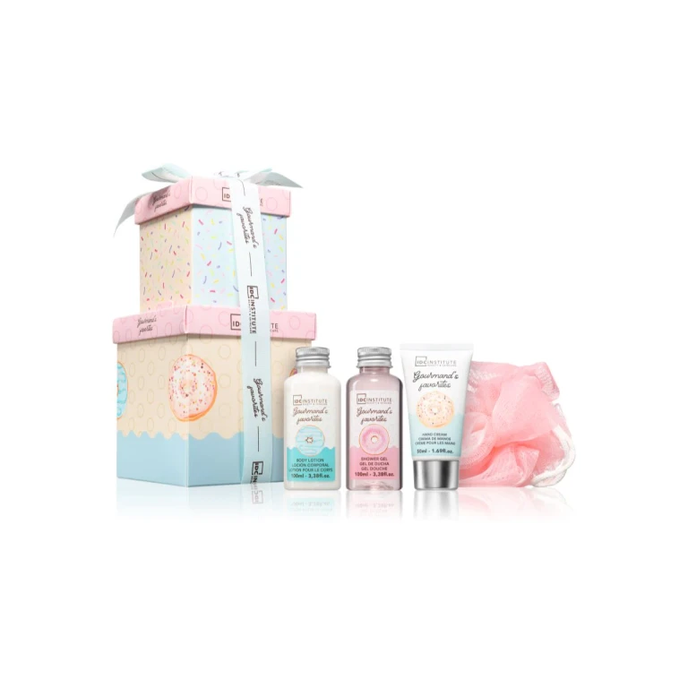 Gourmand'S Favorites Double Gift Pack Cleansing Shower Gel 100ml + Body Milk Ultra-Delicate 100 Ml + Moisturizing Hand Cream 50 Ml + Cle