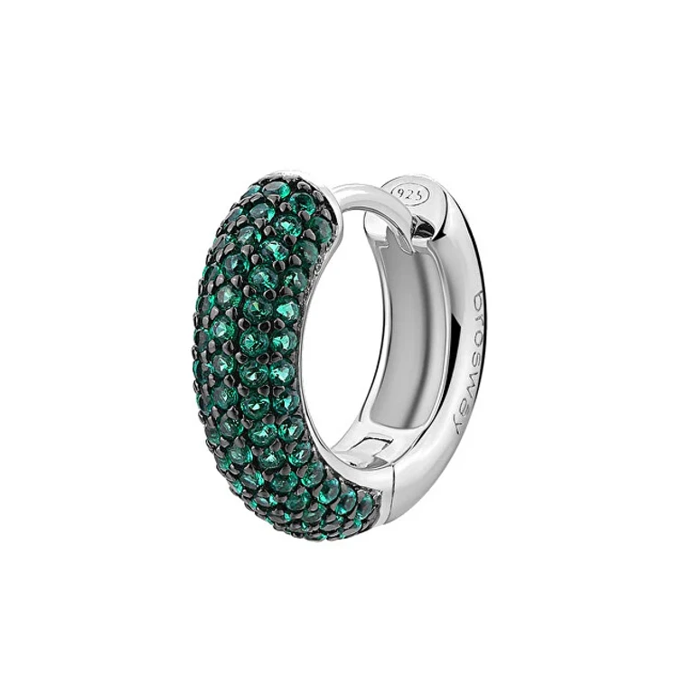 Single Earring Sparkling Life Green Fancy FLG121