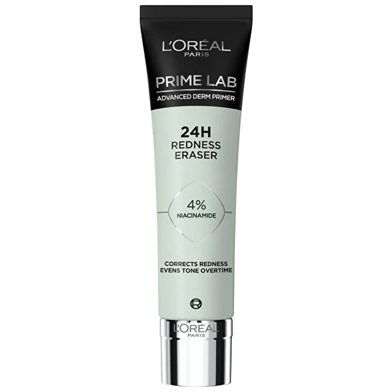L'Orรฉal Paris Makeup Foundation Base Prime Lab Redness Eraser (Advanced Derm Primer) 30 ml