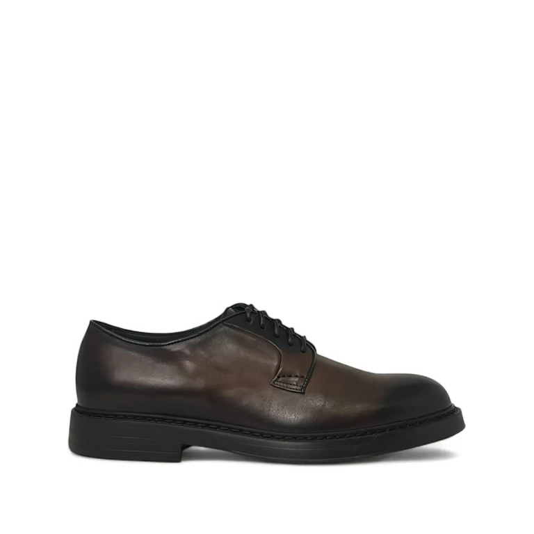 Doucal's Leather Derby Shoes