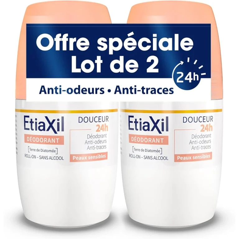 Delicate Deodorant 24H Without Aluminum Rollon Pack of 2x50ml