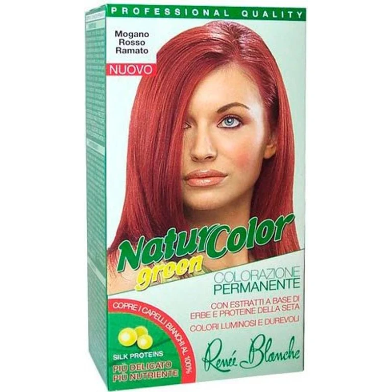 Renee Blanche Hair Dye Permanent Natural Color Natur Color Green Mahogany Red Copper Mahogany Red Copper