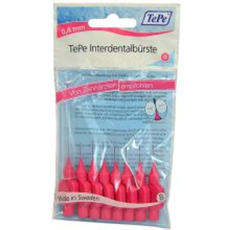Regular Interdental Brushes (0.4mm Pink 8pcs)