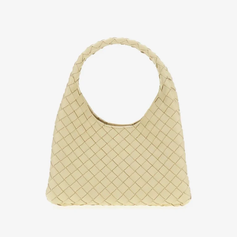 Handbag Woven Lambskin Ivory