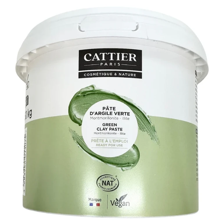 Ready to use green clay paste Cattier 1.350 kg