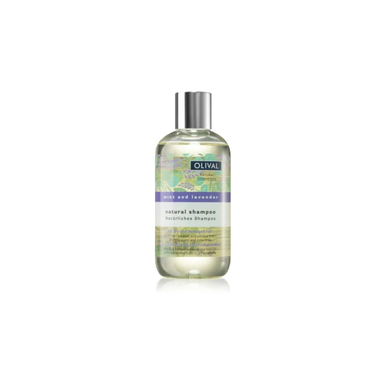 Natural Mint and Lavender Shampoo naturale for damaged and dry hair 250 ml