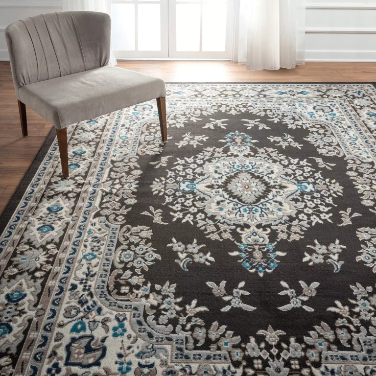 Area Rug, Assorted Designs & Sizes:- 5'x7', Brown