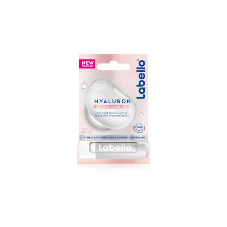 Labello Hyaluron Lip Moisture Plus Sheer Rosé - Lip Balm - 5.2 g