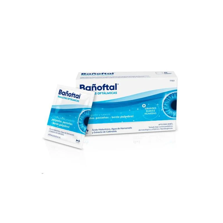 Sterile eye wipes Bañoftal M4pharma 20 units