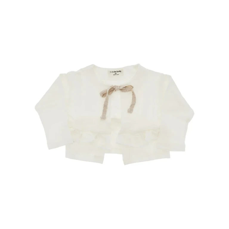 Linen jersey cardigan Kids 9M