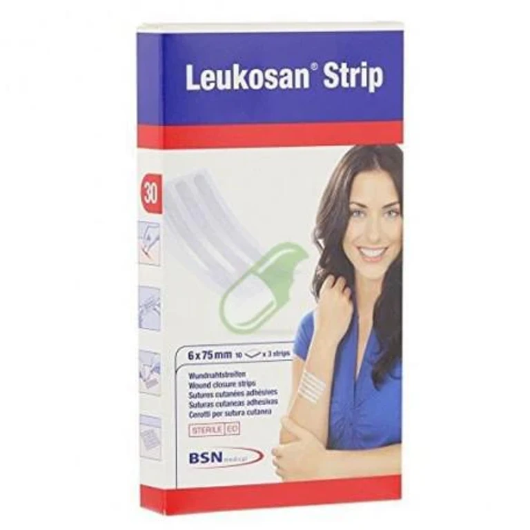 Dressing Leukosan Strip 6x75 Mm 2 Units Bsn Medical