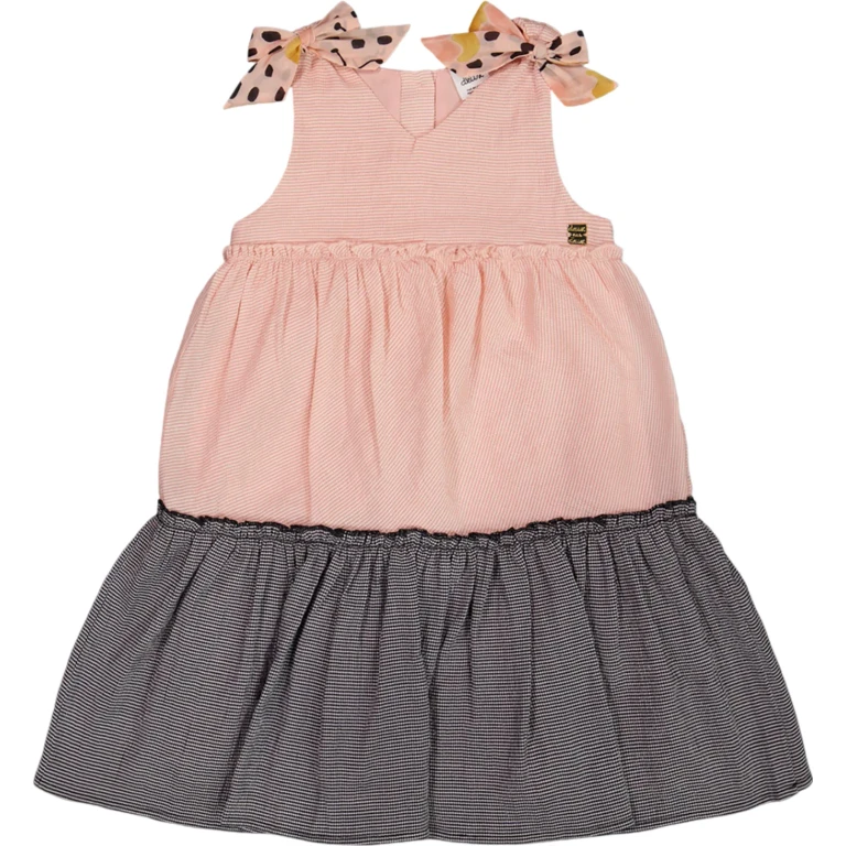 Tiered Dress with Bows - Little Girl