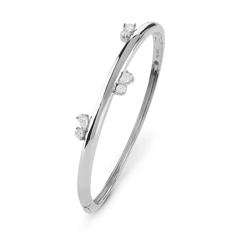 Solid Silver Bracelet for Women Nuances Jsbb04518Jwrh - Diameter: 5.5 Cm