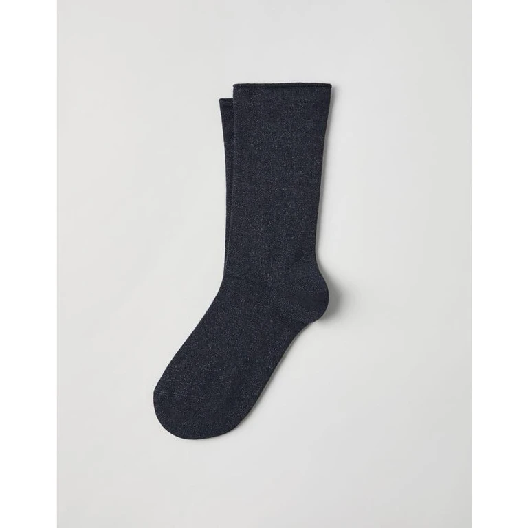 Wodark Blue Wool Blend Socks