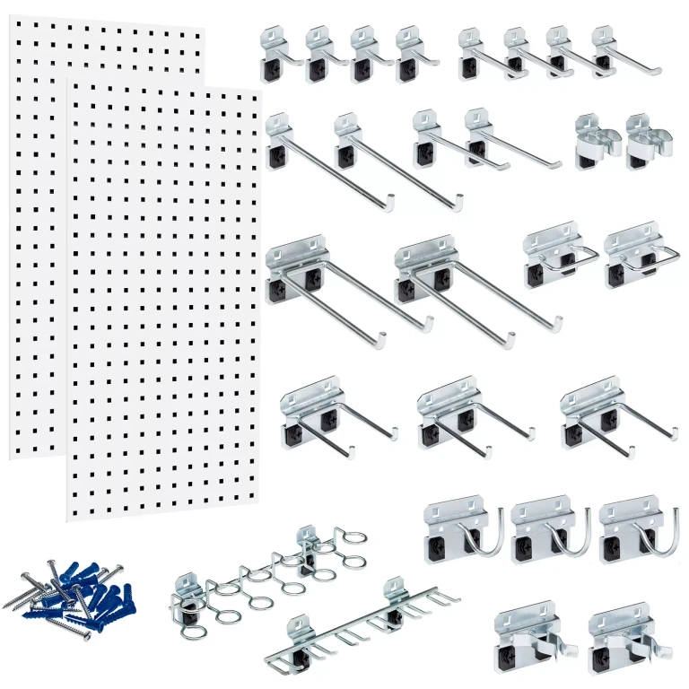 Wall System Steel Pegboard Organizer